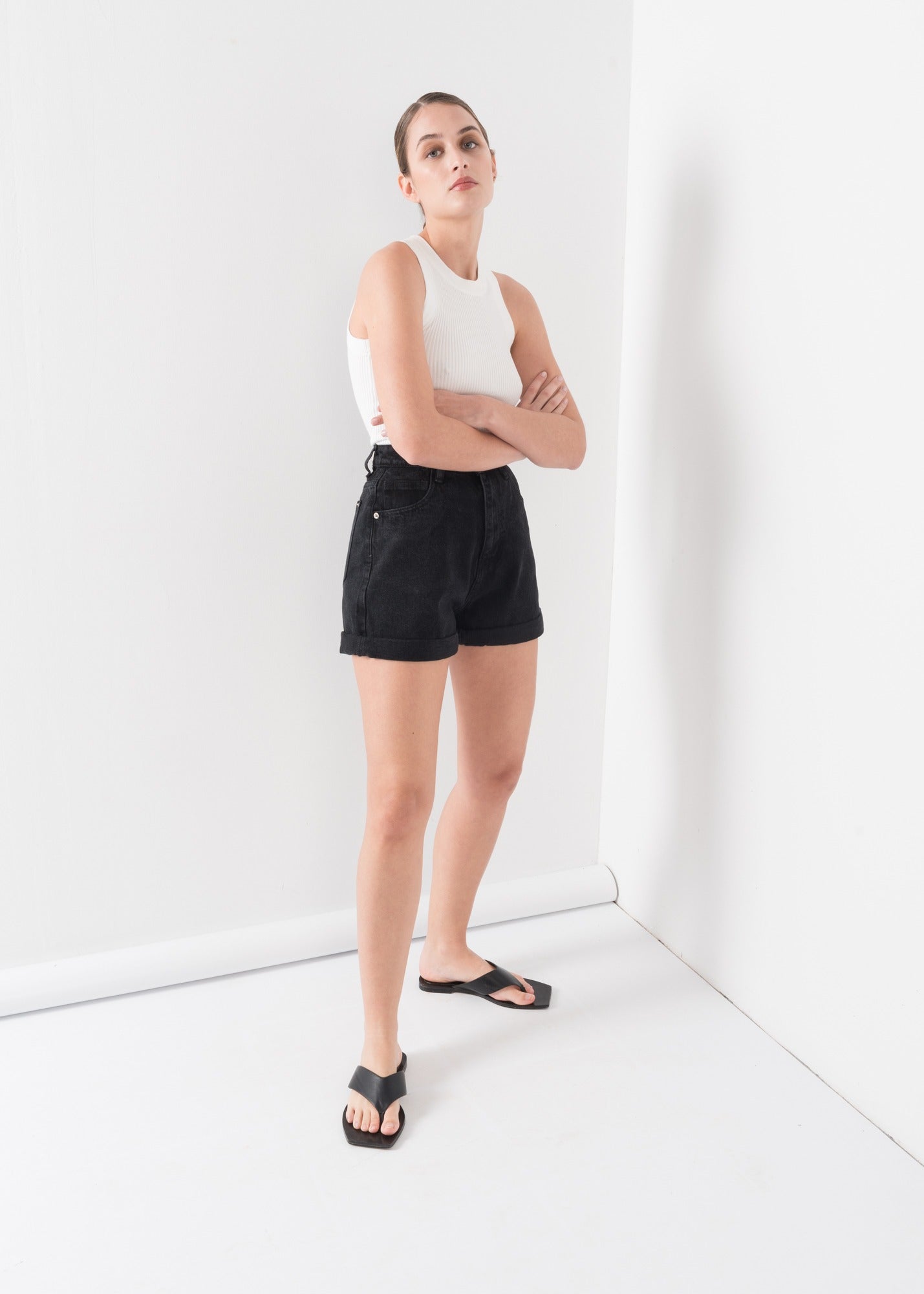 Shorts denim mom