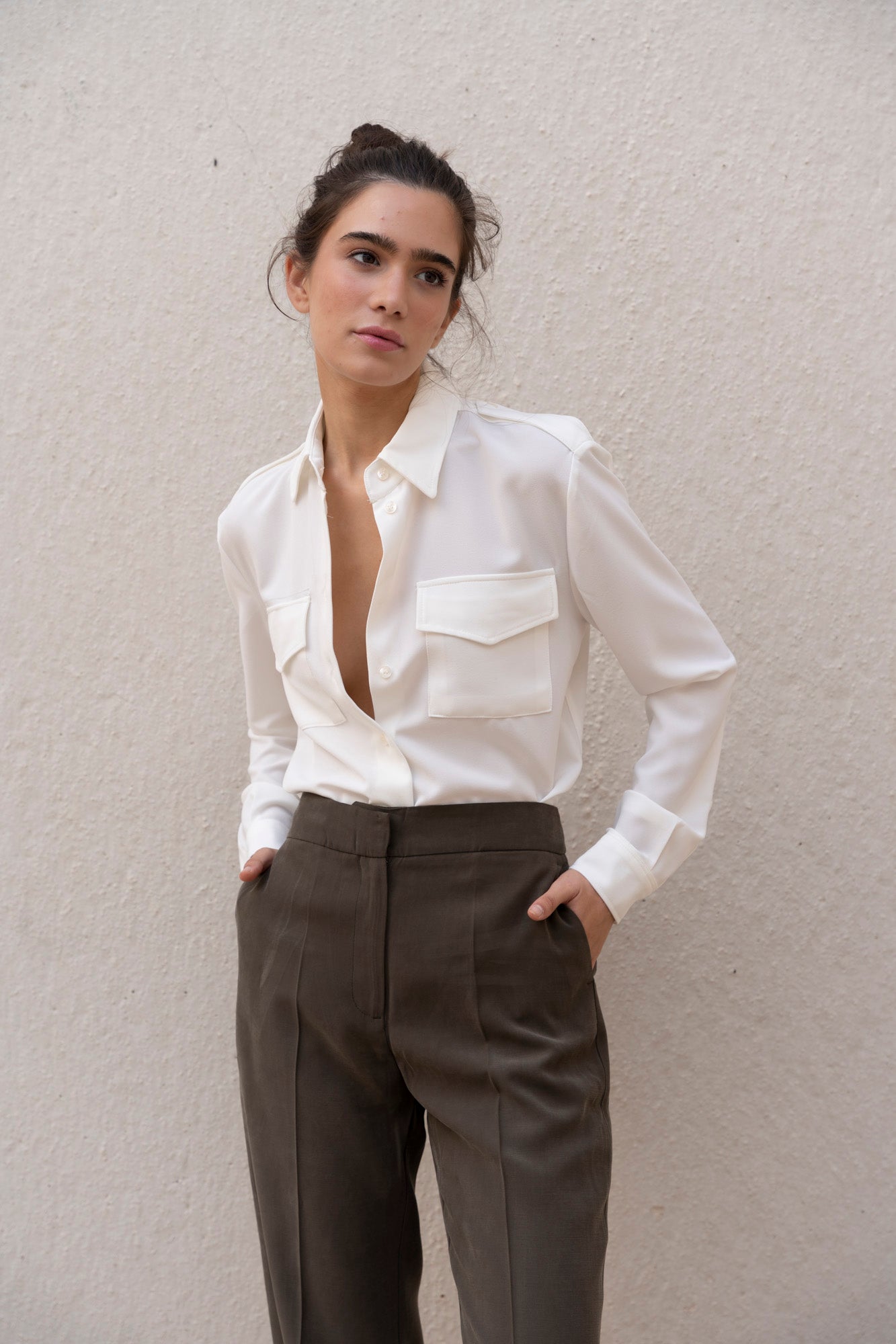 Blusa Bolsillos