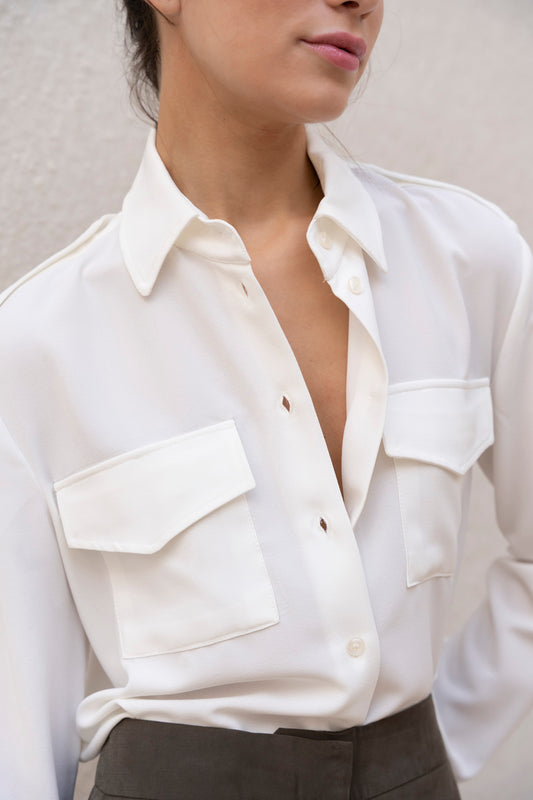 Blusa Bolsillos