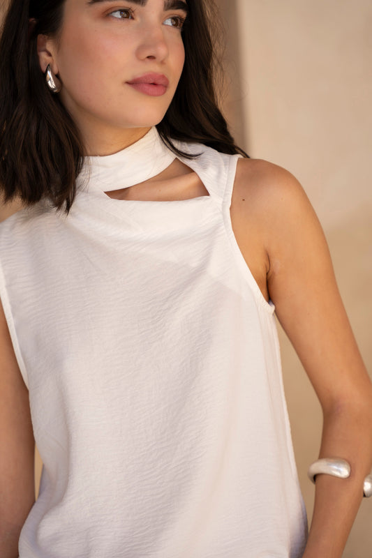 Blusa Detalle Cuello